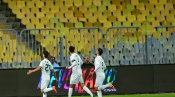 المصري يتقدم على إنبي بهدف في الشوط الأول بنهائي كأس عاصمة مصر